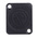 Neutrik, D Dummy Plate for use with Cover D-Shape Cutouts