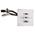 RS PRO Single Gang 3 Way Female HDMI, SVGA, USB A Faceplate