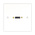 RS PRO Single Gang 1 Way Female HDMI Faceplate
