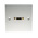 RS PRO Single Gang 1 Way Female to Female HDMI Faceplate