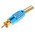 RS PRO Blue Cable Mount RCA Plug