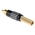 RS PRO Black Cable Mount RCA Plug