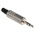 RS PRO Jack Connector 3.5 mm Cable Mount Stereo Plug