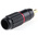 RS PRO Red Cable Mount RCA Plug, Gold
