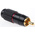 RS PRO Red Cable Mount RCA Plug, Gold