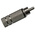 RS PRO Black Cable Mount RCA Plug, Nickel
