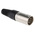 RS PRO Cable Mount XLR Connector, Male, 250 V ac, 5 Way, Silver Plating