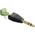 RS PRO Jack Plug 6.35 mm Cable Mount Phone Plug Adapter Plug, 3Pole 5A