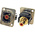 RS PRO Red Panel Mount RCA Socket, Gold over Nickel, 2A