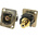 RS PRO White Panel Mount RCA Socket, Gold over Nickel, 2A