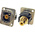 RS PRO Yellow Panel Mount RCA Socket, Gold over Nickel, 2A