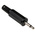 Lumberg Jack Connector 2.5 mm Cable Mount Mono Plug, 2Pole 500mA