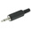 Lumberg Jack Connector 3.5 mm Cable Mount Mono Plug, 2Pole 1A