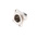 Neutrik Panel Mount XLR Connector, Male, 50 V, 4 Way, Silver over Nickel Plating