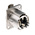 Neutrik Panel Mount XLR Connector, Female, 50 V, 5 Way, Silver over Nickel Plating