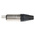 Neutrik Cable Mount XLR Connector, Male, 50 V, 3 Way, Silver Plating