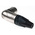Neutrik Cable Mount XLR Connector, Right Angle, Female, 50 V, 3 Way, Silver Plating