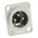 Neutrik Cable Mount XLR Connector, Male, 50 V, 3 Way, Silver over Nickel Plating