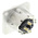 Neutrik Cable Mount XLR Connector, Male, 50 V, 3 Way, Silver over Nickel Plating
