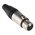 Neutrik Cable Mount XLR Connector, Female, 50 V, 6 Way, Silver over Nickel Plating