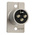 Neutrik Panel Mount XLR Connector, Male, 50 V, 3 Way, Silver over Nickel Plating