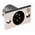 Neutrik Panel Mount XLR Connector, Male, 50 V, 4 Way, Silver over Nickel Plating