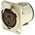 Neutrik Through Hole XLR Connector, Female, 50 V, 3 Way, Silver over Nickel Plating