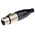 RS PRO Cable Mount XLR Connector, Female, 120 V ac, Tin Plating