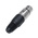 RS PRO Cable Mount XLR Connector, Female, 75 V, 6 Way, Nickel Plating