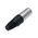 RS PRO Cable Mount XLR Connector, Male, 75 V, 3 Way, Silver Plating