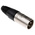 Neutrik Cable Mount XLR Connector, Male, 50 V, 3 Way, Silver Plating