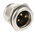 Neutrik Panel Mount XLR Connector, Male, 50 V ac, 3 Way, Gold over Nickel Plating