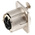 Neutrik Panel Mount XLR Connector, Female, 50 V, 3 Way, Silver over Nickel Plating