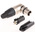 Neutrik Cable Mount XLR Connector, Right Angle, Female, 50 V ac, 4 Way, Silver over Nickel Plating