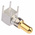 RS PRO , Right Angle , Male Gold , Copper Alloy , Backplane Connector Contact