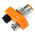 Lumberg Automation Tee 3 Pole M8 Plug to 3 Pole M8 Socket Adapter