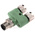 Phoenix Contact 5 Pole M12 Plug to 2 Pole M12 Socket Adapter