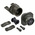 Amphenol Industrial, 97Size 10SL, 12S Straight Cable Clamp, For Use With Jacketed Cable, Wires Protected by Tubing