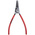 Knipex Chrome Vanadium Steel Snap Ring Pliers Circlip Pliers, 180 mm Overall Length