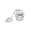 Amphenol Industrial Duramate AHDM Circular Connector Dust Cap, Shell Size 18 IP67 Rated, with Nickel Finish, Aluminium