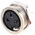 RS PRO 3 Pole Din Socket, 4A, 100 V ac, Female, Panel Mount