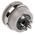 Hirschmann, MAB 4 Pole Din Socket, DIN EN 60 130-09, 4A, 34 V ac/dc IP30, Screw Lock, Female, Panel Mount