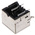 TE Connectivity 4 Pole Right Angle Miniature Din Socket, Female, Through Hole