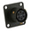 Amphenol Limited, 62GB 6 Way Box Mount MIL Spec Circular Connector Receptacle, Socket Contacts,Shell Size 10, Bayonet