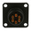 Amphenol Limited, 62GB 6 Way Box Mount MIL Spec Circular Connector Receptacle, Socket Contacts,Shell Size 10, Bayonet