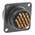 Amphenol Limited, 62GB 19 Way Box Mount MIL Spec Circular Connector Receptacle, Socket Contacts,Shell Size 14, Bayonet