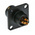 Amphenol Limited, 62GB 3 Way Box Mount MIL Spec Circular Connector Receptacle, Pin Contacts,Shell Size 8, Bayonet