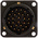 Amphenol Limited, 62GB 26 Way Box Mount MIL Spec Circular Connector Receptacle, Pin Contacts,Shell Size 16, Bayonet
