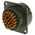 Amphenol Limited, 62GB 32 Way Box Mount MIL Spec Circular Connector Receptacle, Pin Contacts,Shell Size 18, Bayonet