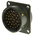 Amphenol Limited, 62GB 32 Way Box Mount MIL Spec Circular Connector Receptacle, Pin Contacts,Shell Size 18, Bayonet